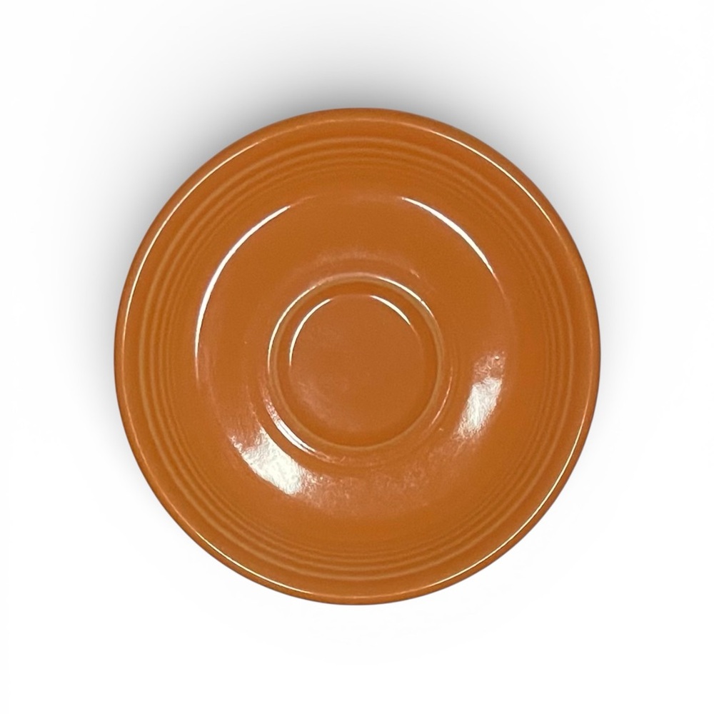 Homer Laughlin Tangerine Fiesta Saucer